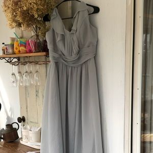 Gray formal dress